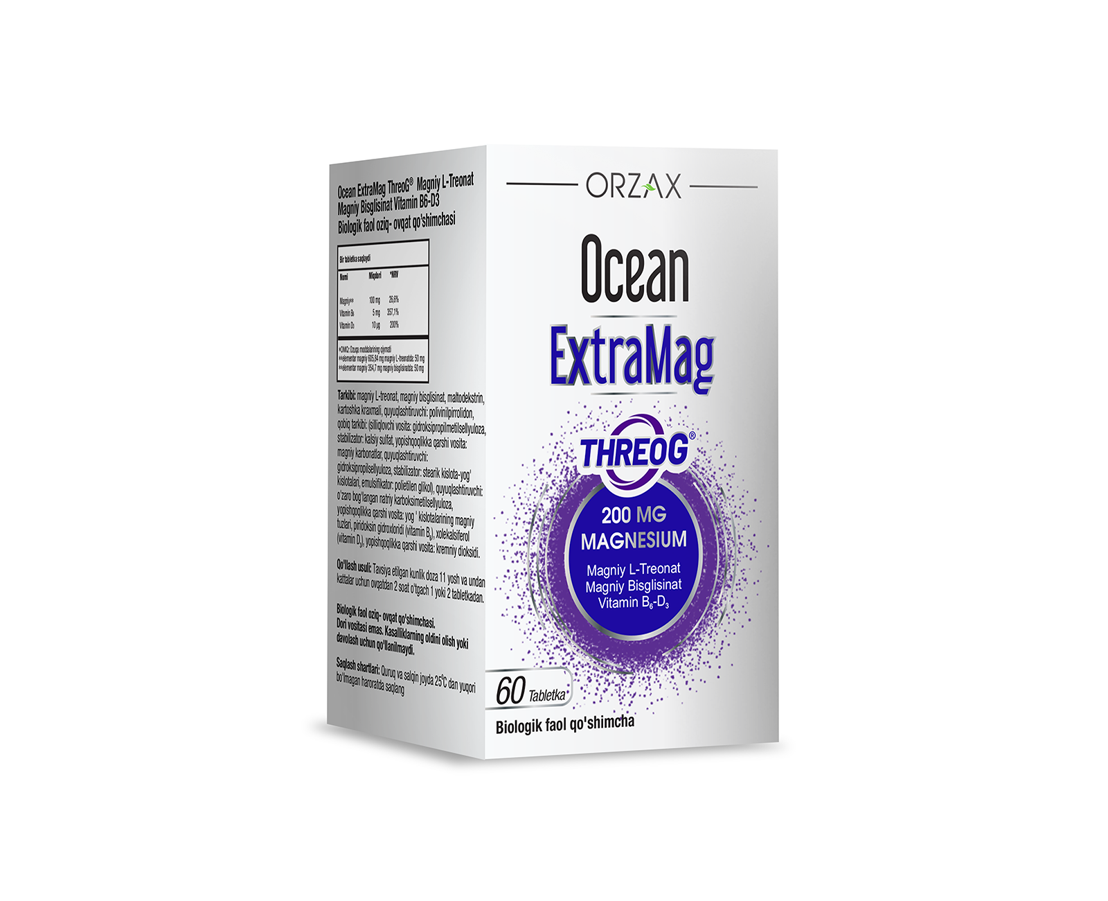 Ocean ExtraMag ThreoG tabletkalari